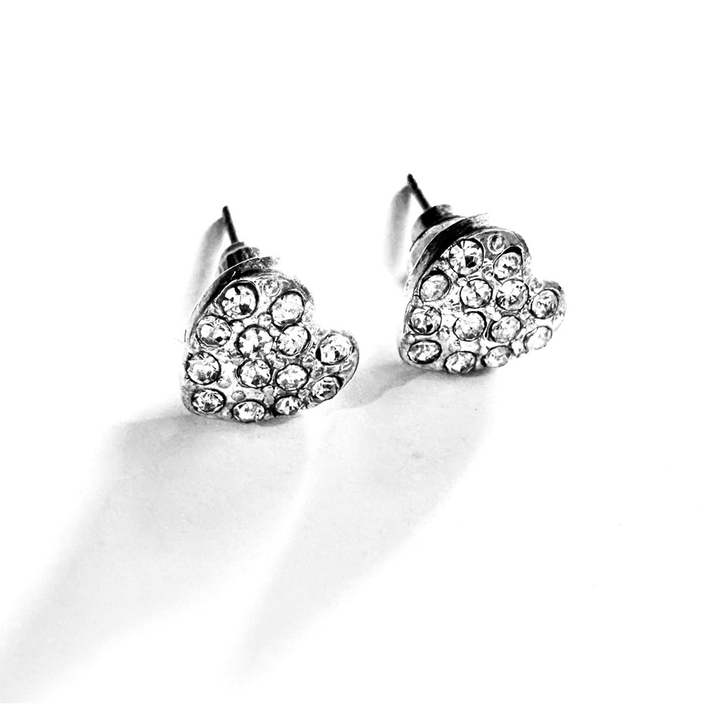 Sterling Silver Heart Earrings
